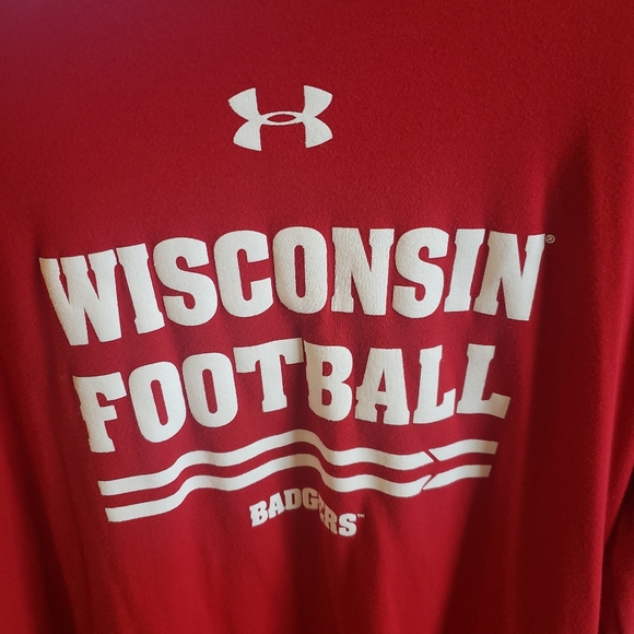Wisconsin Badgers Under Armour Large Long sleeve shirt - Picture 2 of 4